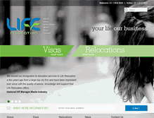 Tablet Screenshot of liferelocation.com.au